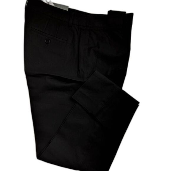Talbots High Waist Full Length Black Straight Pants NWT Womens Size 12 - Picture 2 of 15